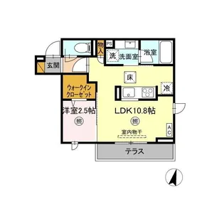 プラデーラ【1階】の間取り