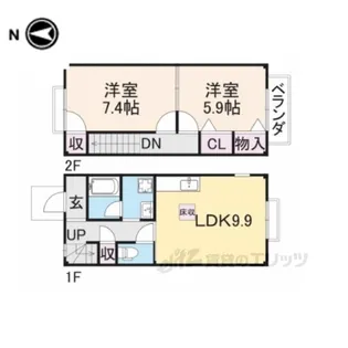 プレシードパーク3【2階】の間取り