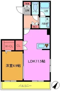 サンガーデン【3階】の間取り