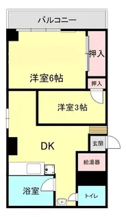 原田ルーエビル【6階】の間取り