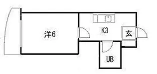 アストラムシンカワ【6階】の間取り