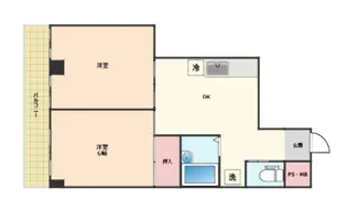 ハイムM.S.T【3階】の間取り