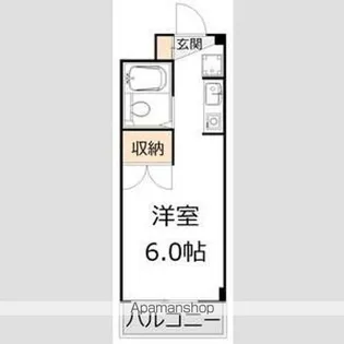 1Rの間取り画像