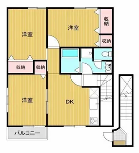 ドゥヴァンレコール B【2階】の間取り
