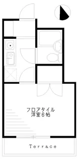 1Kの間取り画像