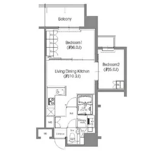 BPRレジデンス三田伊皿子坂【3階】の間取り