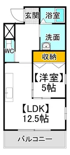 クレセール津島【2階】の間取り