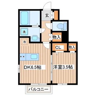 clar(クラール)【1階】の間取り