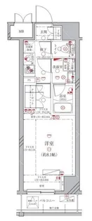 ディアレイシャス港区海岸【7階】の間取り