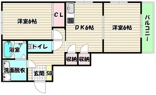 兵庫県尼崎市塚口町1【マンション】の間取り