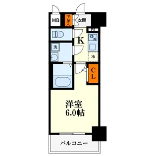 大阪府大阪市東淀川区東淡路4【マンション】の間取り