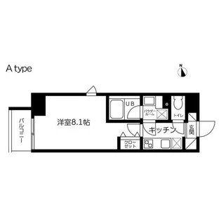 東京都台東区三筋1【マンション】の間取り