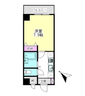 フェリーチェ目黒【2階】の間取り