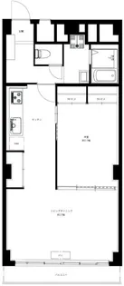 秀和高輪レジデンス【5階】の間取り