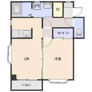 フィオーレPARTII【3階】の間取り