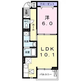 千葉県柏市正連寺【アパート】の間取り