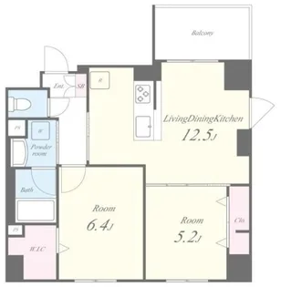 サントゥール駒込【6階】の間取り