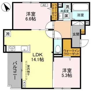 D-Grande下新【3階】の間取り