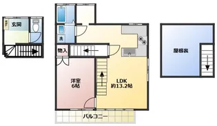 神奈川県横須賀市衣笠栄町3【一戸建】の間取り