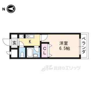 ヴィラ・パープル【4階】の間取り