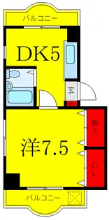 東京都板橋区徳丸4【マンション】の間取り