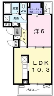 フォンテ・ピアット【3階】の間取り