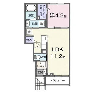 ヒカルサ藤枝茶町I【1階】の間取り