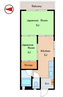 コーポニコニコ【3階】の間取り