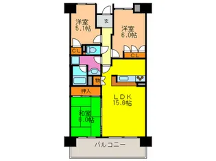 宝塚ロジュマン【2階】の間取り