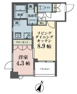 東京都渋谷区宇田川町【マンション】の間取り