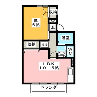 エピナールA【1階】の間取り