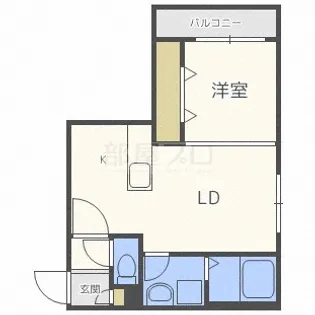 北海道札幌市中央区北六条西10【マンション】の間取り