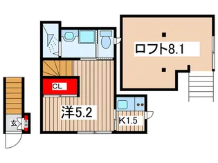 Kコート南小岩【2階】の間取り