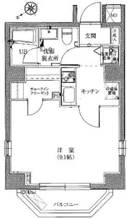 グランティアラ浅草橋【8階】の間取り