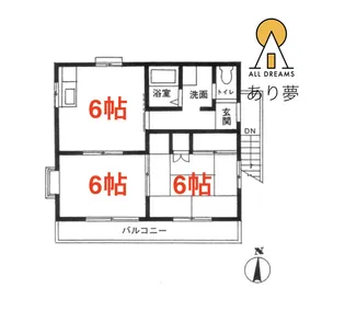 ベルセゾン本牧【2階】の間取り