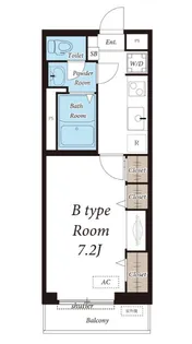 アーバンパレス7号館【1階】の間取り
