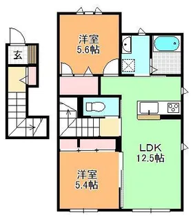 スターヒルズ(ShaMaison)A【2階】の間取り