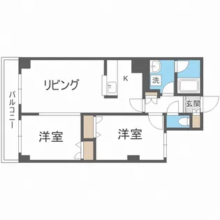 コンフォリア北三条【3階】の間取り