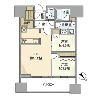 麻布台ヒルズレジデンスB【20階】の間取り