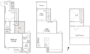 ルミークアン目黒【3階】の間取り