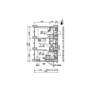 東雲キャナルコートCODAN14号棟【6階】の間取り