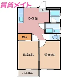 ファーストハイツ【2階】の間取り