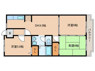 リヴェールJUNII【4階】の間取り