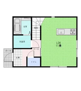 東京都国立市谷保【一戸建】の間取り