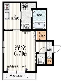 Armonista【3階】の間取り