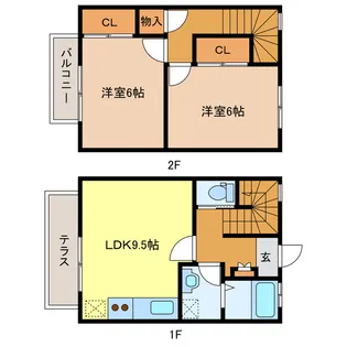 ビーチサイド進光の間取り