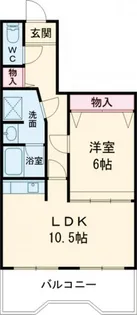 東加古川ハイタウンA棟【12階】の間取り