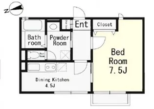 ハナハイム【2階】の間取り