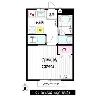 コモハウス南台【2階】の間取り
