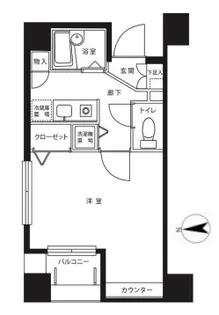 プレール文京ウエスト【8階】の間取り